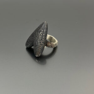 Anello Cuore Coralina grande