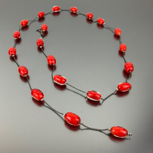 Collana Versatile in vetro lunga